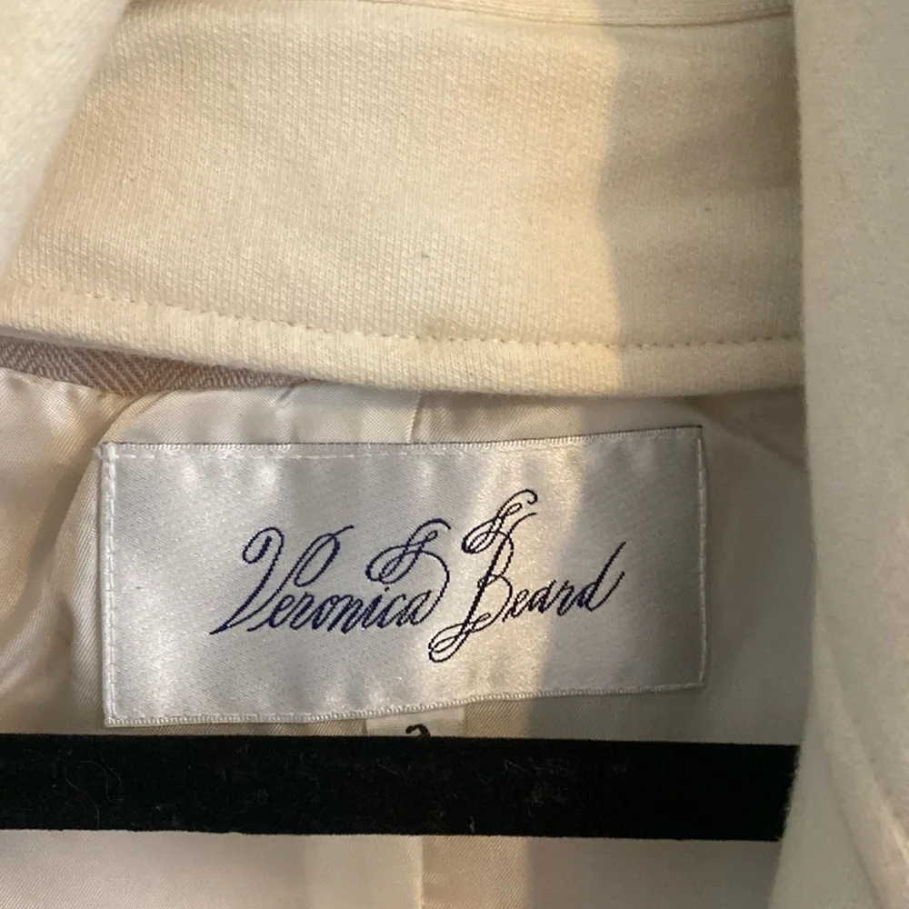 Vintage Veronica Beard 100% Linen Blazer Medium - Picture 3 of 13
